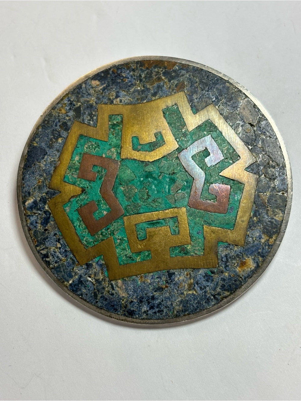 Vintage Mexican 925 brooch and pendant from Taxco, Mexico.